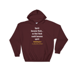 Spirit Became Flesh Hooded Sweatshirt - Walk Of The Spirit Apparel