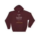 Powerful Witness Hooded Sweatshirt - Walk Of The Spirit Apparel