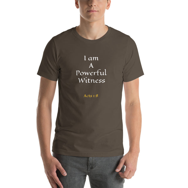 Powerful Witness Short-Sleeve Unisex T-Shirt - Walk Of The Spirit Apparel
