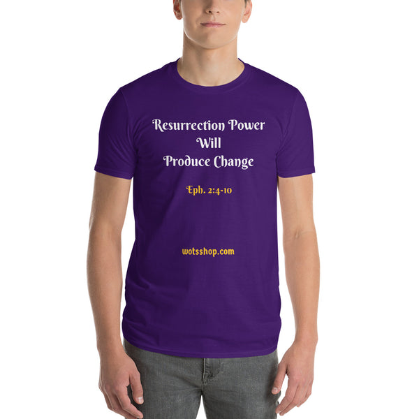 Resurrection Power Short Sleeve T-shirt - Walk Of The Spirit Apparel