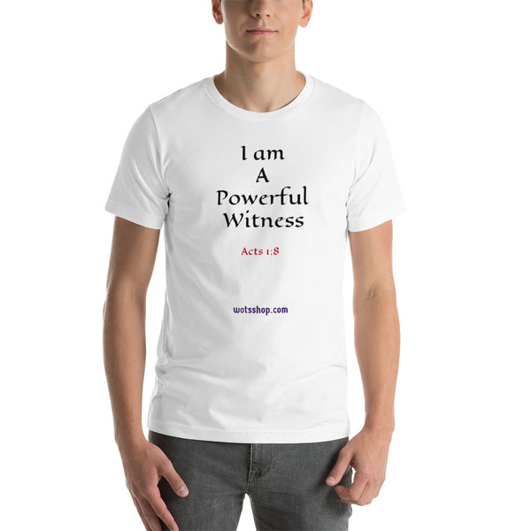 Powerful Witness Short-Sleeve Unisex T-Shirt - Walk Of The Spirit Apparel
